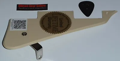 Epiphone Les Paul Custom Pickguard Creme Guitar Parts Bracket Gibson Pick Cream • $57.99