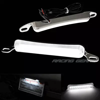 6000K Xenon White 12 LED SMD DRL Bolt-On Car Truck License Plate Light Lamp • $7.25