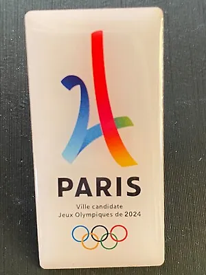 Paris 2024 Olympic Pins -  Paris 2024 Olympic Candidate City Bid Pin . • $10