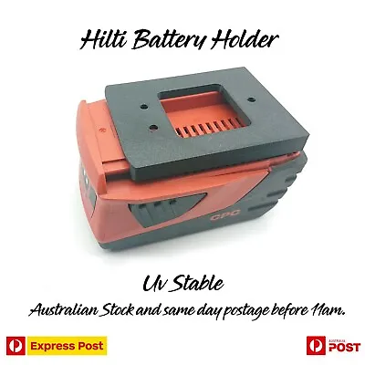 £3.54 • Buy Hilti Battery Holder - Wall Mount - Bracket Power Tool Bracket UV Stable