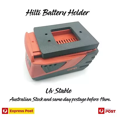 £3.54 • Buy Hilti Battery Holder - Wall Mount - Bracket Power Tool Bracket UV Stable