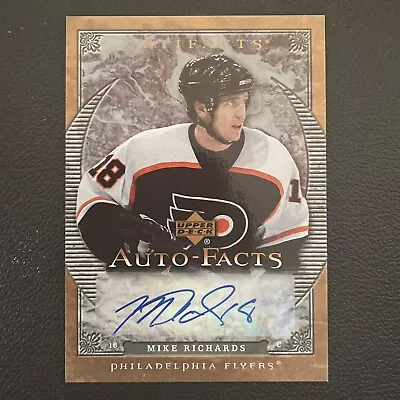 2007-08 UD - Artifacts - Auto-Facts Mike Richards AF-MR • $12.74