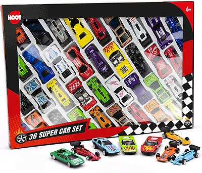 Metal Die Cast Kids Cars Gift Set Xmas Racing Vehicle Children Pretend Play Toy  • £5.95