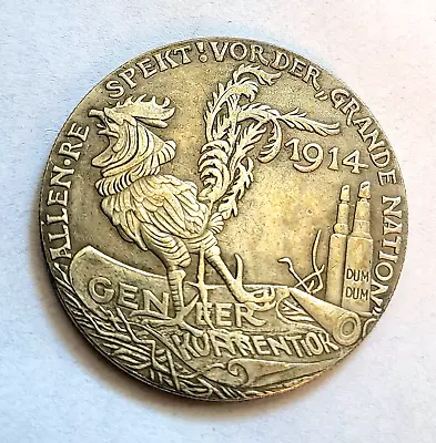 German Commemorative Collectors Coin / Medal K. GOETZ Allen Re Spekt! Vor  1914 • $16.17