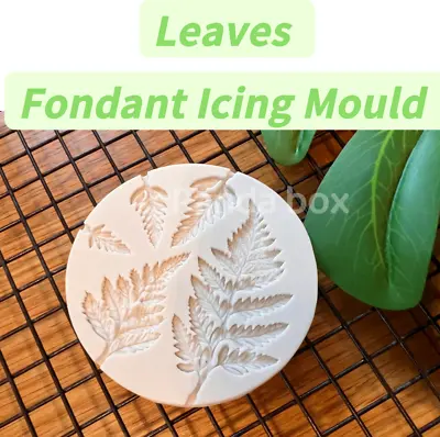 Leaves Silicone Fondant Mould Cake Plant Flowers Leaf Decorating Chocolate Mold • £3.42