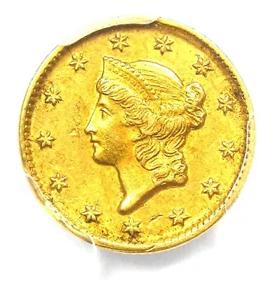 1853-D Liberty Gold Dollar G$1 - Certified PCGS AU Detail - Rare Dahlonega Coin • $2626.75