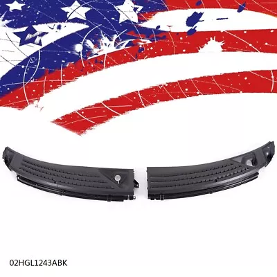 Windshield Window Wiper Cowl Cover Panel Black Fit For 2004-2008 Ford F-150 2PCS • $38.38