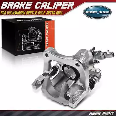 Disc Brake Caliper With Bracket For Volkswagen Beetle Golf Jetta Audi Rear Right • $49.99