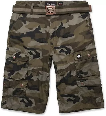 Cargo Shorts For Men - Mens And Big And Tall Twill Cargo Shorts With Belt - ECKO • $19.99