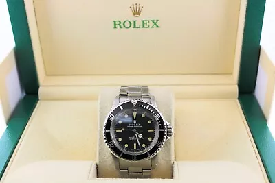 1971 Rolex Submariner 5513 Black Matte Dial Rivet Bracelet No Papers 40mm • $11500