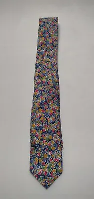 J Crew X Liberty Fabric Men's Tie Necktie Neck Tie Cotton Floral S3 • $7.98