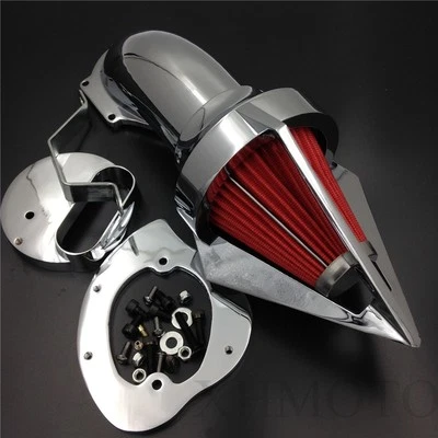 $97.90 • Buy Triangle Spike Air Cleaner Kits For 1999-2012 Yamaha V-Star 1100 Dragstar CHROME