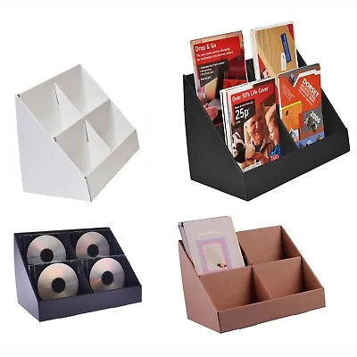 £12.48 • Buy Stand-Store 4 Pocket Cardboard Counter Display Stands - Range Of Colours & Sizes