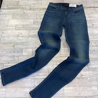 NWT!! J Brand Blue Stocking Super Skinny Mid Rise Full Length Jeans Size 24 • $74.99