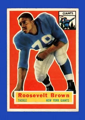 1956 Topps Set-Break # 41 Roosevelt Brown RC VG-VGEX (crease) *GMCARDS* • $0.79