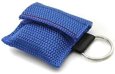 £3.45 • Buy Timesco Resus Face Shield With Valve In Keyring, Blue Pouch X1