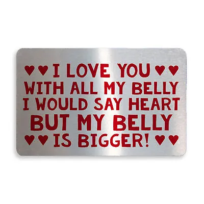 Unusual Funny Gift For Boyfriend Girlfriend Husband Wife Anniversary Valentines • £3.99