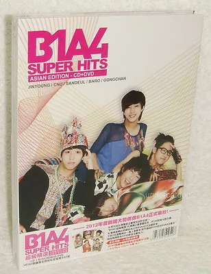 B1A4 SUPER HITS Taiwan Ltd CD+DVD+Cards (Let's Fly It B1A4 The Ignition) • $199.88