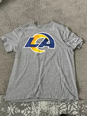 Mens Nike Los Angeles LA Rams Shirt Large Grey • $0.99