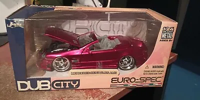 Jada Dub City Euro Spec Mercedes Benz Sl65 Amg 1:24 Red Convertible **  • $40.49