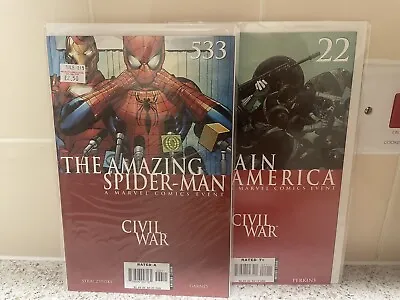 Marvel Civil War Comic Bundle • £5.99