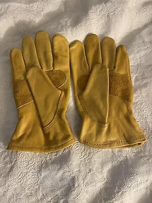 Wells Lamont Men's Leather Work Gloves 100% Cowhide Leather LARGE • $7.99
