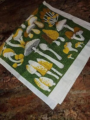 Kay Dee Design Linen Edible Mushroom Kitchen Tea Hand Towel 17x30  • $15.99
