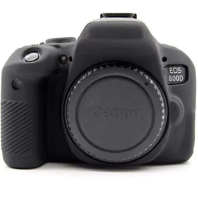 For Can&n EOS 650D 750D 800D 600D 5D4 Camera Silicone Armor Skin Case Body Cover • £21.34
