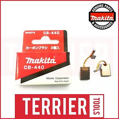 Makita 194427-5 Carbon Brushes CB-440 (1 Pair) For BHP451/DTD140/BTD140 • £3.95