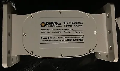 Dawnco Cbandpass2-4000-4200 C-Band 5G Filter  • $420