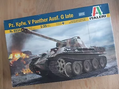 Italeri 6534 - German Pz.kpfw. V Panther Ausf.g Late Production - 1/35 Model Kit • £34.99