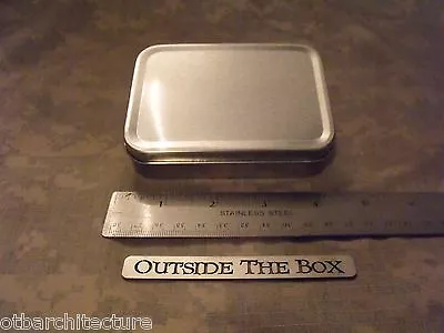 Emergency/Survival Metal Tin W/Hinged Lid: Medium Size EDC Mini-Kits • $8.45