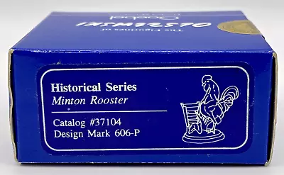 1988 Olszewski Goebel Miniature MINTON ROOSTER 606-P  Historical SEALED NIB • $39.99