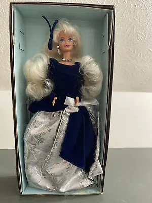 Vintage Barbie Doll Winter Velvet Boxed Special Edition 15571 Mattel Avon 1995 • $15