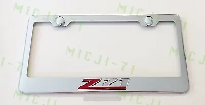 3D Z71 Emblem Stainless Steel License Plate Frame Rust Free • $22.99