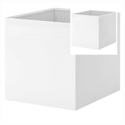 ×2 IKEA Dröna 33x38x33cm Storage Box - White • £16.99