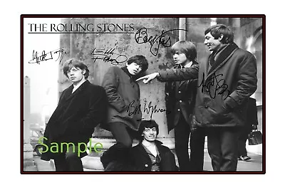 The Rolling Stones Large Signed 12x18 Inch Photograph Poster - Mick Jagger • $28.95