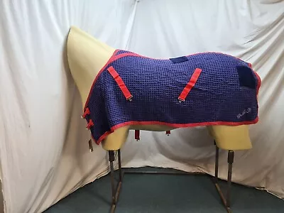 £9.99 • Buy Used 5'6 Shires Waffle Horse Rug *Visable Hair #E063