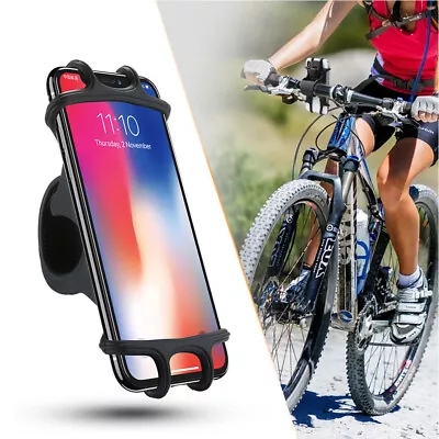 Universal Motorcycle MTB Bike Bicycle Handlebar Mount Holder For Cell Phone GPS • $7.29