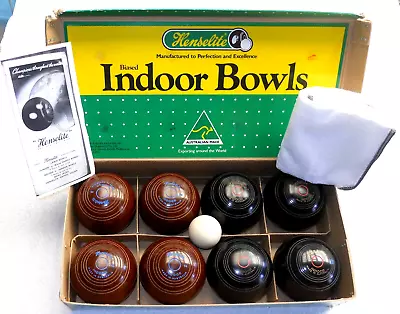Henselite 4  Indoor Biased Bowls • $260