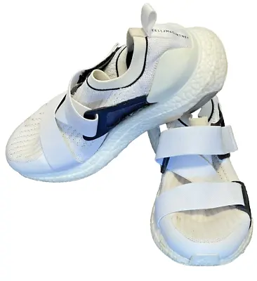 Women's Adidas X Stella McCartney White Ultra Boost Running Shoes Size 7 • $20.66