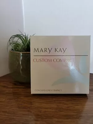 NEW Mary Kay CUSTOM COMPACT Full Size Pink&Gold NIB Discontinued • $4