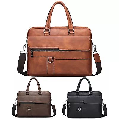 Men Business Messenger Bag Briefcase Laptop Shoulder Bag Handbag W/ Strap 15.3  • $24.99