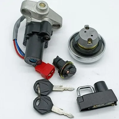 $84.66 • Buy Ignition Switch Fuel Gas Cap Seat Lock Key For Yamaha XVS1100 V-Star Custom 1999