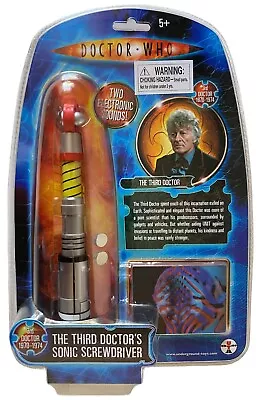 Doctor Who The Third Doctor's Sonic Screwdriver NEW SDCC 2010 Exclusive 3rd Dr • $39.99