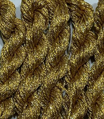 Job Lot Bundle Yarn Wool Fancy Glitter Lurex/Viscose Fine Chainette 5x 10m #B21C • £3.19