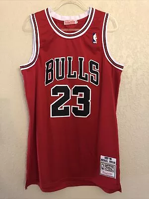 Mitchell Ness Hardwood Classics Michael Jordan 1997 - 98 Bulls #23 Jersey XL 52 • $180