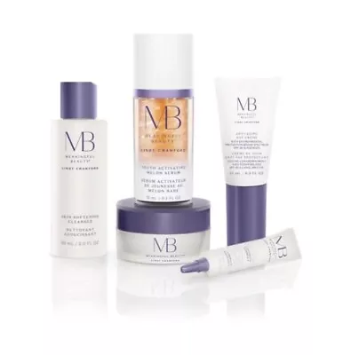 NEW Meaningful Beauty  Cindy Crawford 5-PIECE Daily Essentials Skincare System • $58.80