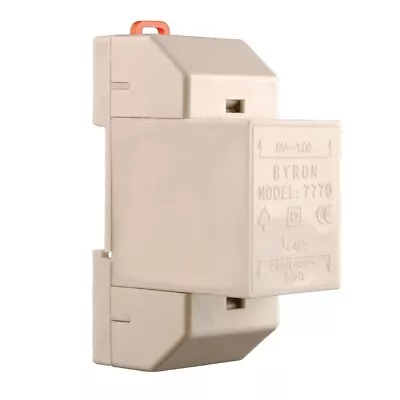 Door Bell Mains Transformer 8V 1A DIN Rail Mounted Byron 7770 - 1 Amp 8 Volt • £13.41