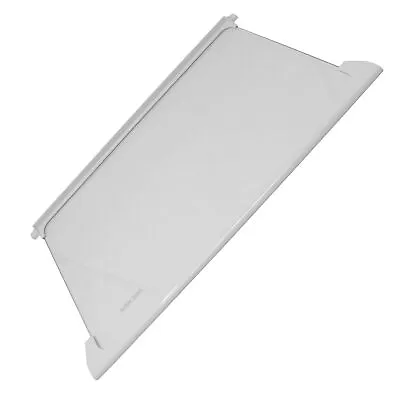 MIELE  Glass Shelf & Front Edge Trim White  495 X 300mm Fridge & Freezer • £18.95